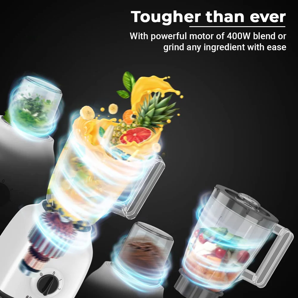Kitche 4 in 1 Blender with 2 Multi Mills