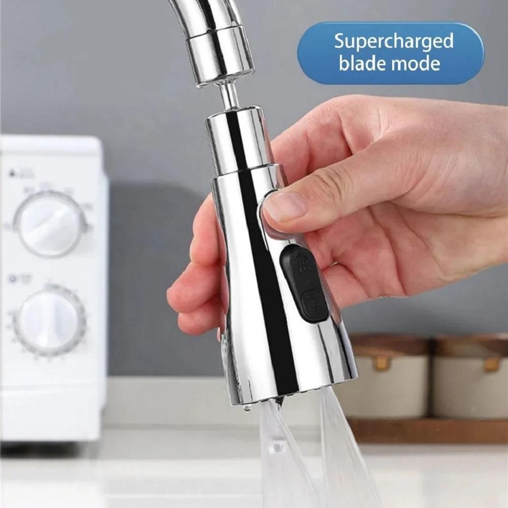 3 Modes Kitchen Sink Faucet- Detail clean and fast fill in. Ring Shower