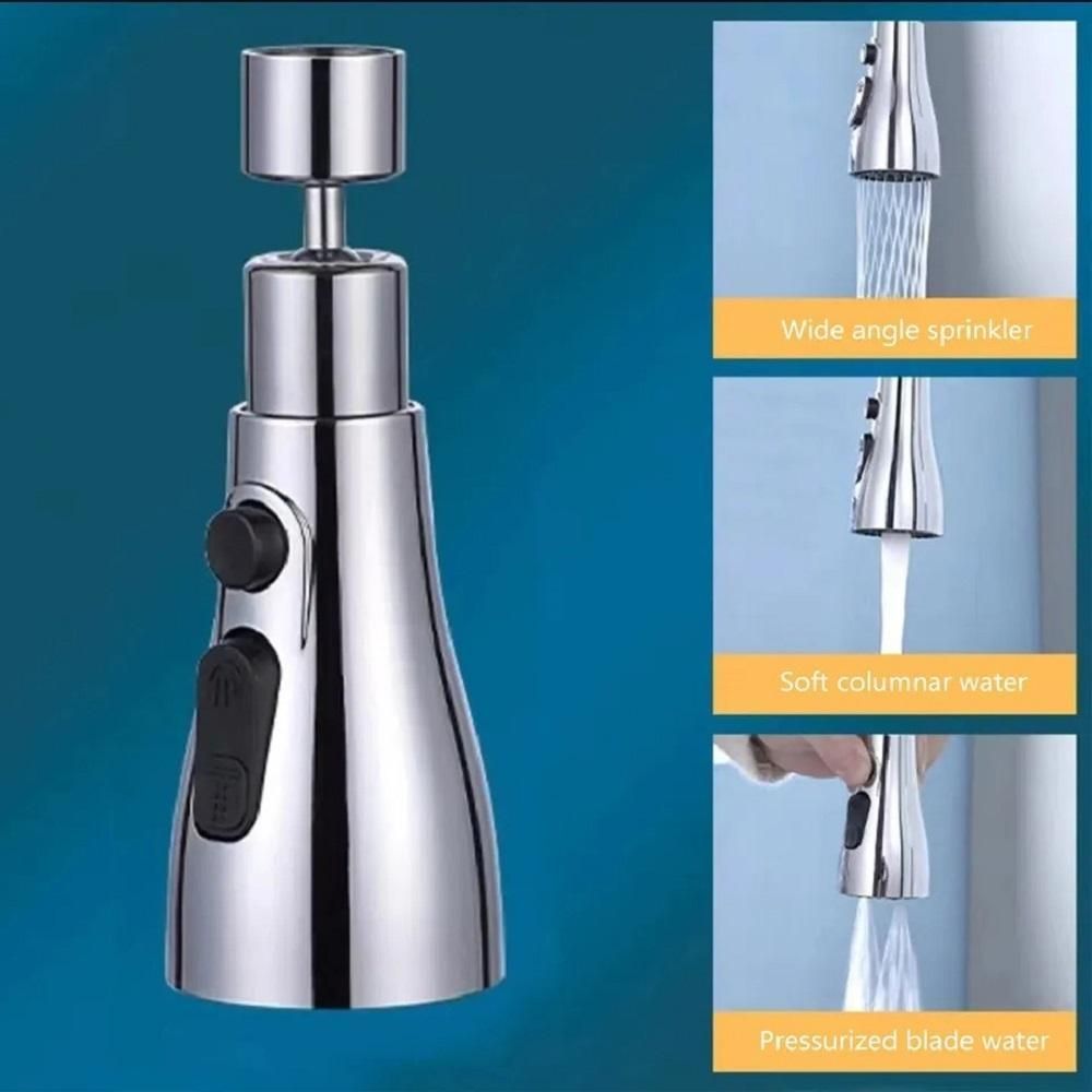 3 Modes Kitchen Sink Faucet- Detail clean and fast fill in. Ring Shower